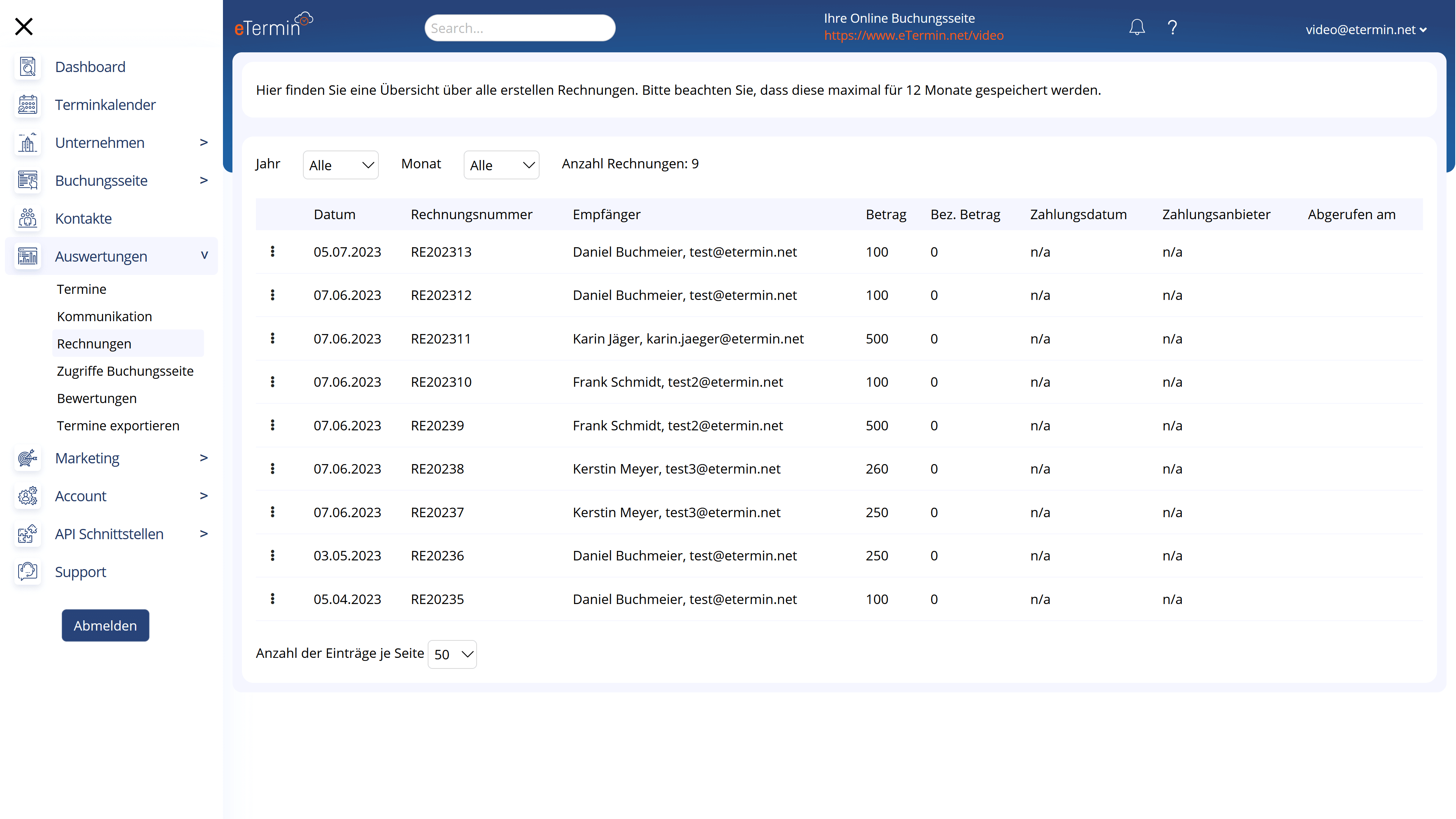 Online Terminbuchung - automatische Erstellung von Rechnungen, Verträgen & Co